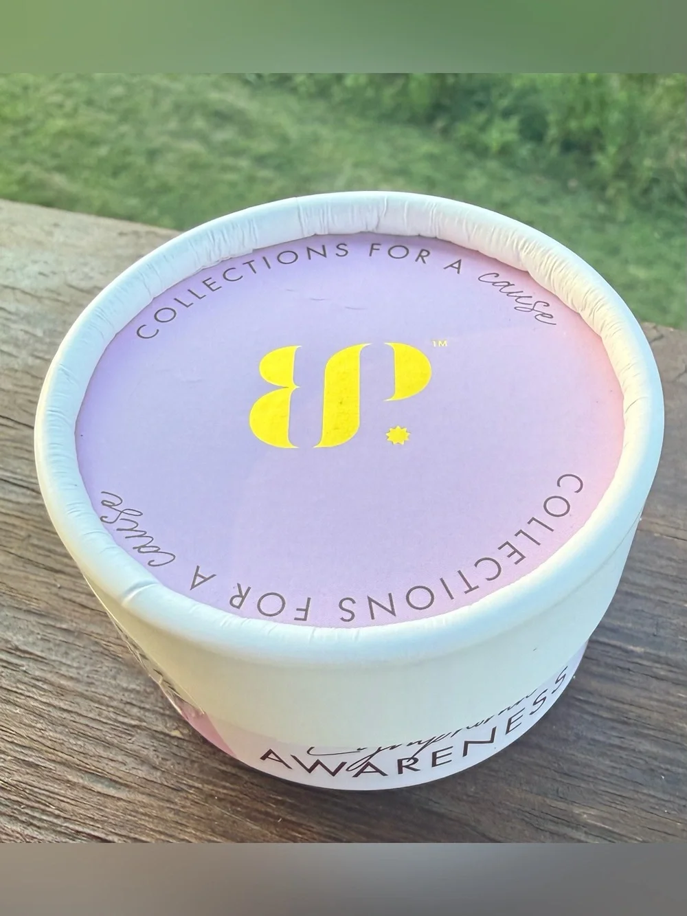 Bomb Party Ring Lymphoma Awareness Always A Warrior RBP6335 Size 5 New Amethyst